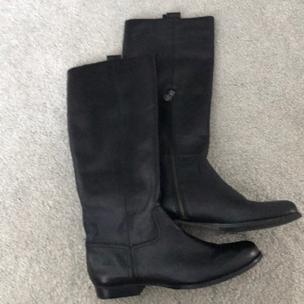 Black Leather Boots